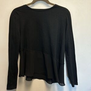 THAKOON asymmetrical long sleeve top